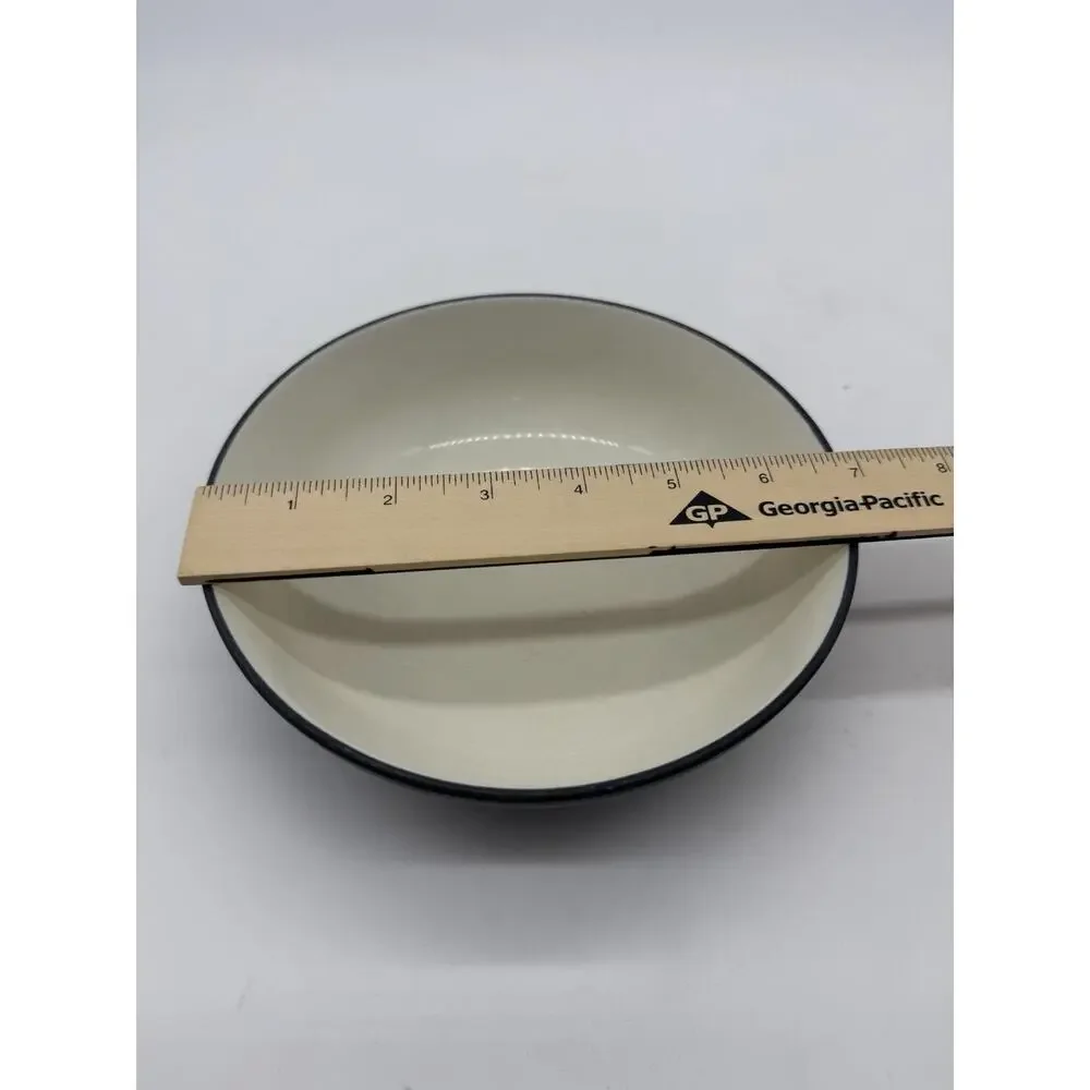 Set of 7 Noritake Colorwave Graphite Stoneware Soup Cereal Bowls 8” Gray